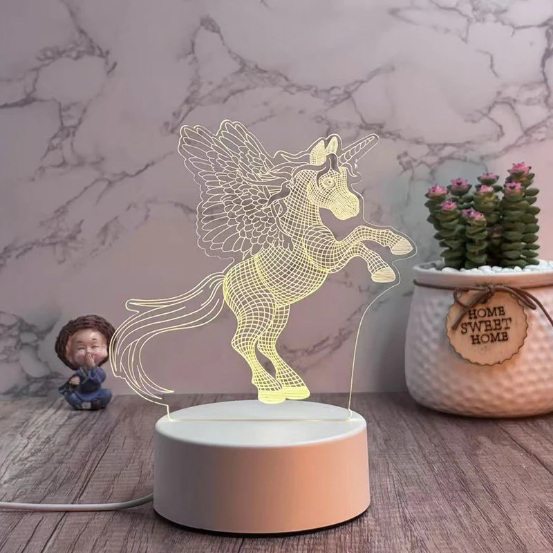 מנורת אווירה 3D מרהיבה – קסם של אור בכל פינה - Image 7